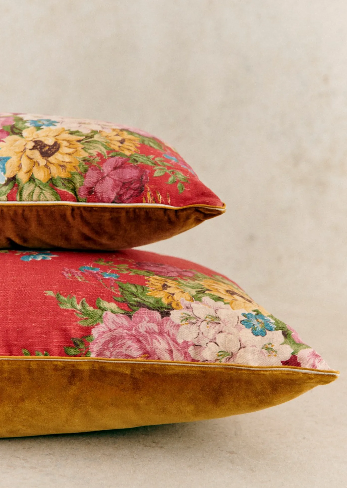 Sezane La Sélection Vintage|Les Tissus|Coussin Vintage - Très Grand Modèle