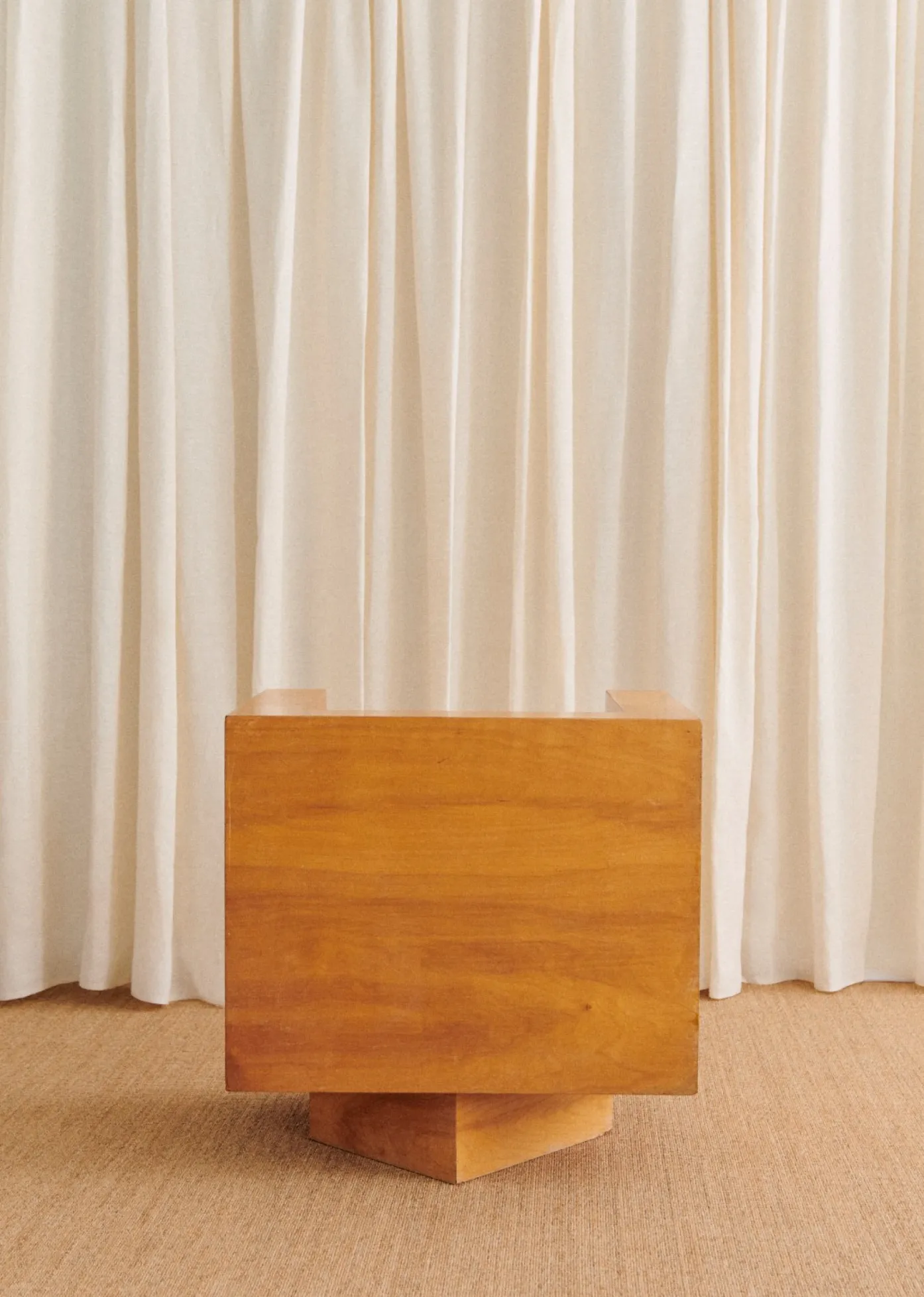 Sezane La Sélection Vintage|Fauteuil Cubique Vintage Bouleau