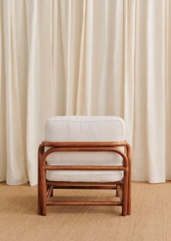 Sezane La Sélection Vintage|Fauteuil En Vintage Rotin