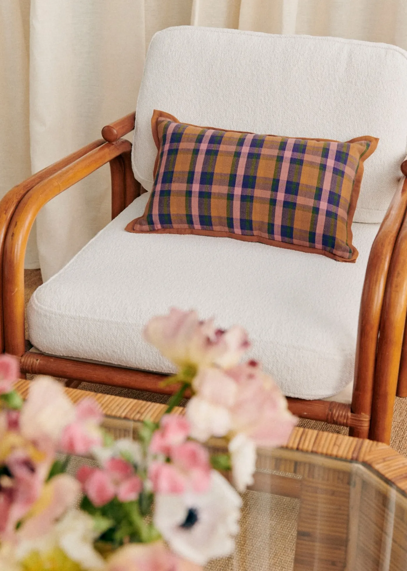 Sezane La Sélection Vintage|Fauteuil En Vintage Rotin