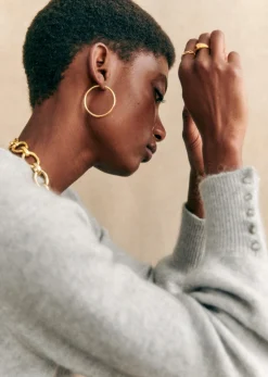 Sezane Bijoux|Bijoux|Grands Anneaux Eva Doré