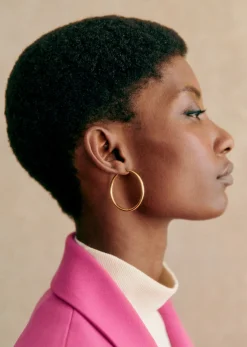 Sezane Bijoux|Bijoux|Grands Anneaux Eva Doré