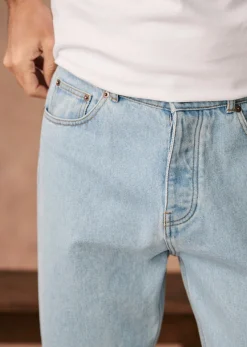 Sezane Denim|Denim|Jean Barkley Bleu Denim Délavé
