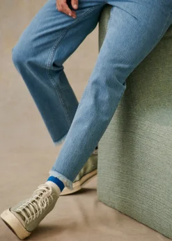 Sezane Pantalons Casual|Jeans|Jean Kent Délavé