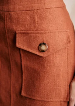 Sezane Jupes & Shorts|Jupe Gillyne Brique
