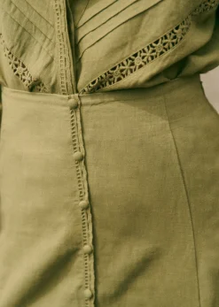 Sezane Jupes & Shorts|Jupe Jolane Olive