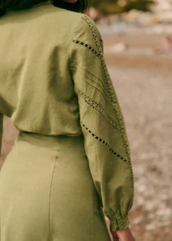 Sezane Jupes & Shorts|Jupe Jolane Olive