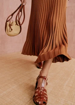 Sezane Jupes & Shorts|Jupe Lili Marron