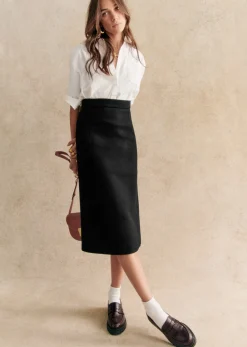 Sezane Jupes & Shorts|Jupe Musetta Noir