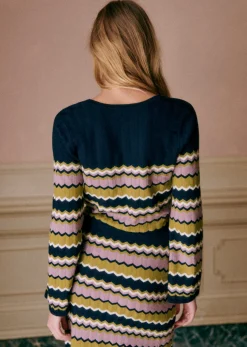 Sezane Jupes & Shorts|Maille|Jupe Parniane Multico