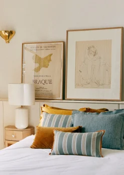 Sezane Les Lumières|Lampe Mezzo - Crème Abat-jour Boléro - Jute Écru