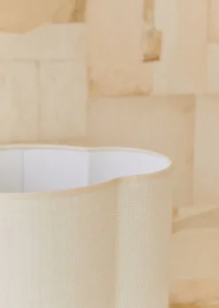 Sezane Les Lumières|Lampe Mezzo - Crème Abat-jour Boléro - Jute Écru