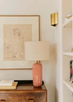 Sezane Les Lumières|Lampe Traviata Grand Modèle - Rose Amalfi