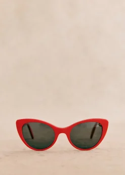 Sezane Solaires|Le Bain|Lunettes De Soleil Bianca - Création Solidaire Rouge