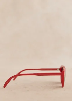 Sezane Solaires|Le Bain|Lunettes De Soleil Bianca - Création Solidaire Rouge