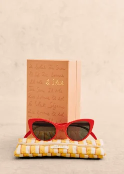Sezane Solaires|Le Bain|Lunettes De Soleil Bianca - Création Solidaire Rouge