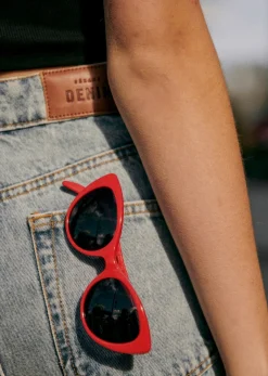 Sezane Solaires|Le Bain|Lunettes De Soleil Bianca - Création Solidaire Rouge