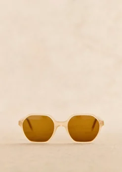Sezane Solaires|Lunettes De Soleil Rita Milky beige