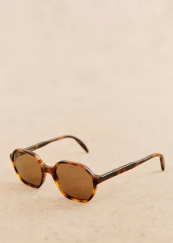 Sezane Solaires|Le Bain|Lunettes De Soleil Rita Brun