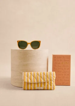 Sezane Solaires|Lunettes De Soleil Romie Ambre