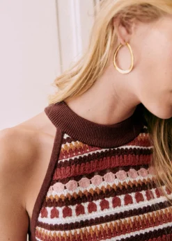 Sezane Tops & Bodies|Maille|Maille Lior Multico
