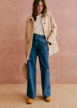 Sezane Vestes & Manteaux|Manteau Gabano Beige