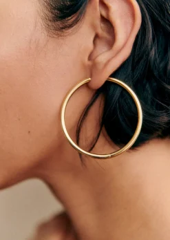 Sezane Bijoux|Bijoux|Maxi Anneaux Eva Doré