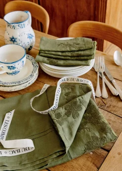 Sezane Les Tissus|La Vaisselle|Nappe Brodée