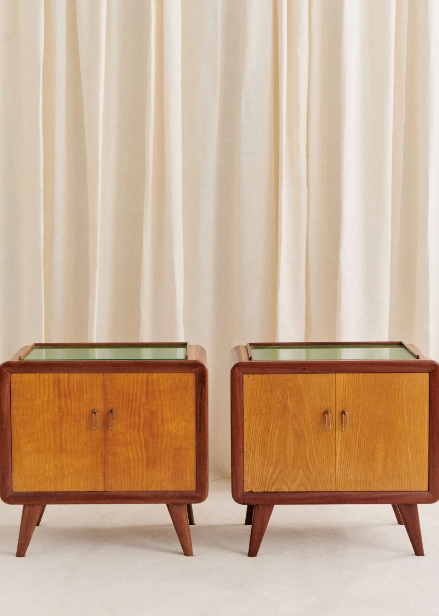 Sezane La Sélection Vintage|Paire De Chevet Vintage Années 1950 Frêne