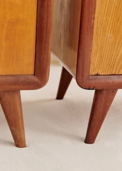 Sezane La Sélection Vintage|Paire De Chevet Vintage Années 1950 Frêne