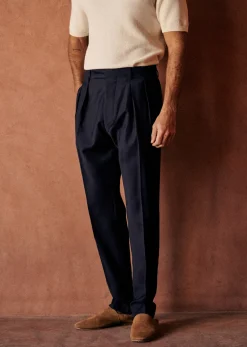 Sezane Costumes|Pantalons Formels|Pantalon Adriano Marine