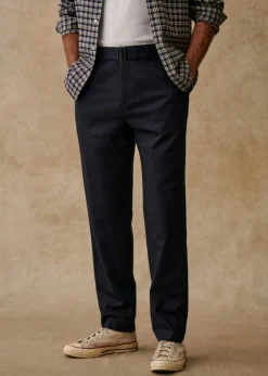 Sezane Pantalons Casual|Pantalons coton lin|Pantalon Aurèle
