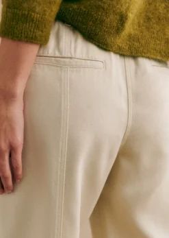 Sezane 7/8ème|Tous les Pantalons & Combinaisons|Pantalon Bernardo Ecru