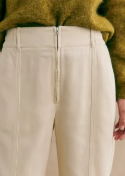 Sezane 7/8ème|Tous les Pantalons & Combinaisons|Pantalon Bernardo Ecru
