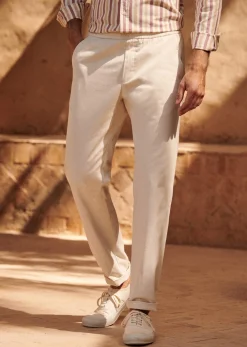 Sezane Tous les Pantalons & Combinaisons|Pantalons Casual|Pantalon Danny Coton Lin Naturel