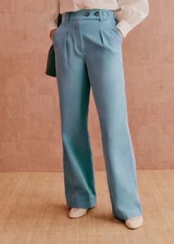 Sezane Coloré|Tous les Pantalons & Combinaisons|Pantalon Gavi Bleu Clair