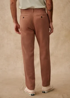 Sezane Tous les Pantalons & Combinaisons|Pantalon Hubbell Denim Vieux Rose