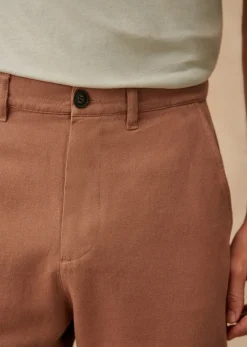 Sezane Tous les Pantalons & Combinaisons|Pantalon Hubbell Denim Vieux Rose