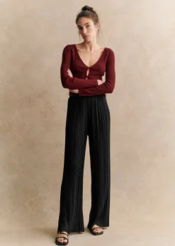 Sezane Fluide|Tous les Pantalons & Combinaisons|Pantalon Jimmy Noir