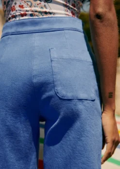 Sezane 7/8ème|Tous les Pantalons & Combinaisons|Pantalon Marino Crop Bleu