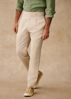 Sezane Pantalons Formels|Pantalons Casual|Pantalon Terence Beige Clair