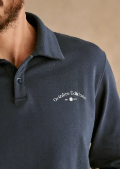 Sezane Sweatshirts|Polos|Polo  Athletics Club Marine