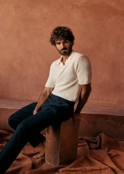 Sezane Col polo|Pulls manches courtes|Polo Maille Simeone
