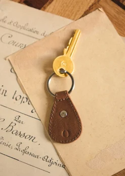 Sezane Maroquinerie|Porte-clés Werner Camel