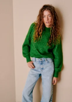 Sezane Maille|Pull Anneka Vert 70s