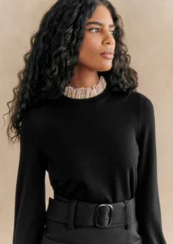 Sezane Maille|Pull Audrey Noir