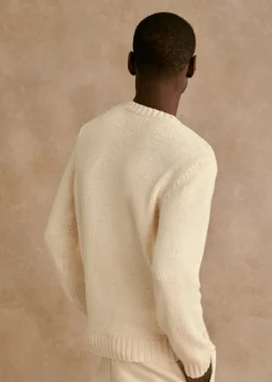 Sezane Pulls coton|Pull Azzo Écru