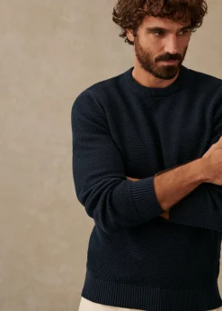Sezane Pulls coton|Pull Basile Marine