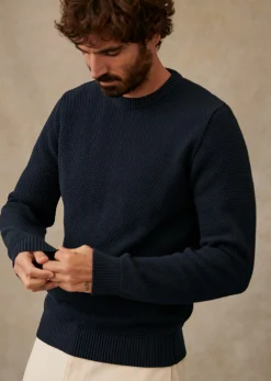 Sezane Pulls coton|Pull Basile Marine