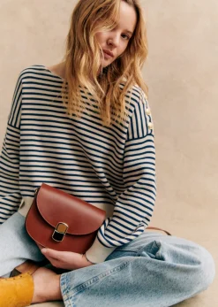 Sezane Maille|Pull Daisy Naturel / Marine